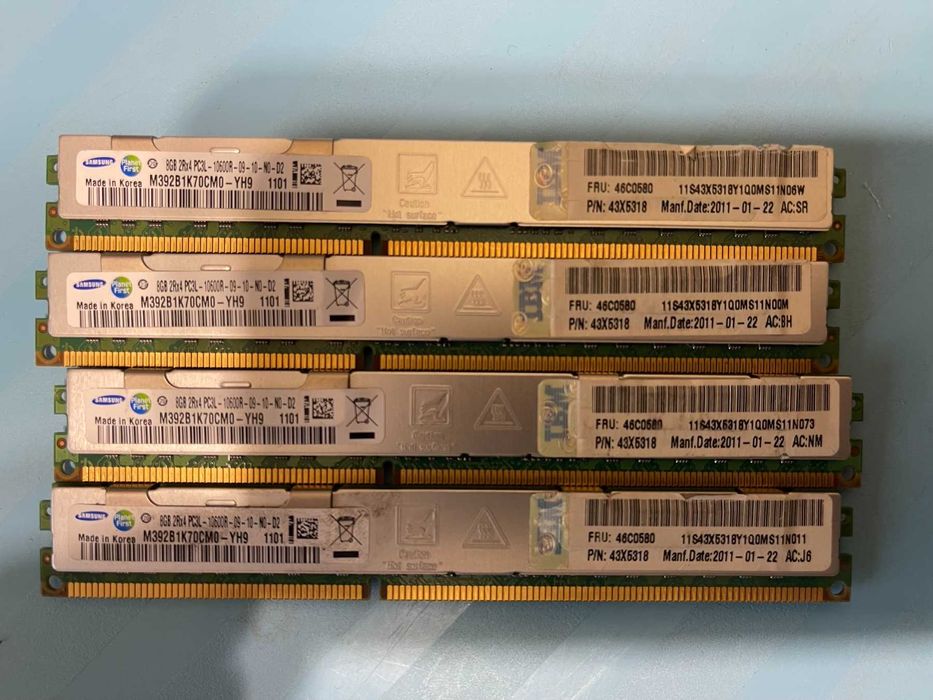 Оперативна памʼять серверна 8 гб ddr 3 низькопрофільні