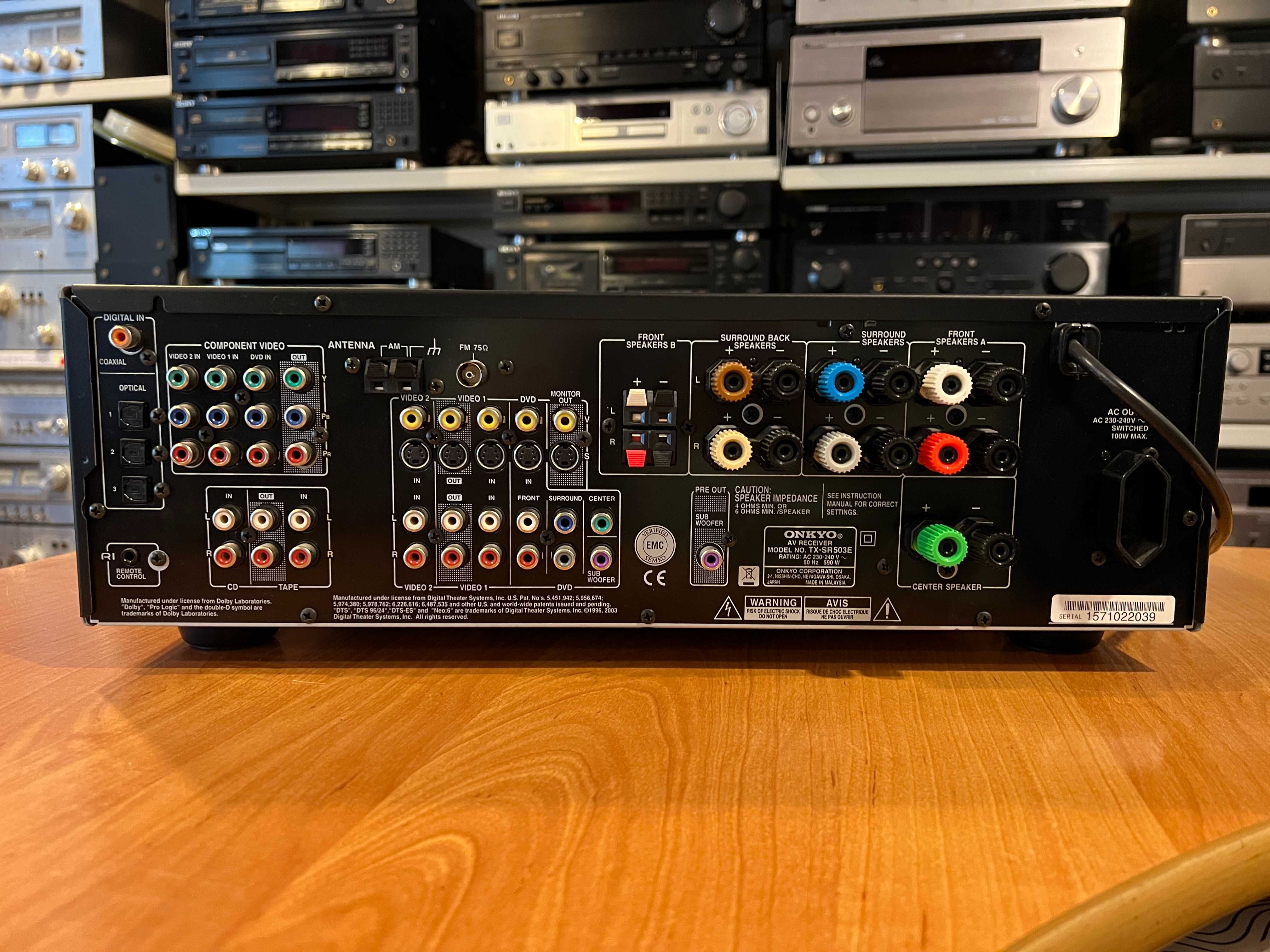 Amplituner Onkyo TX-SR503E, Optical, 7.1, Audio Room