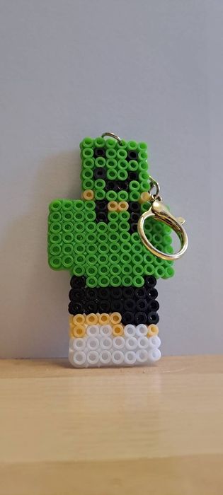 Brelok Minecraft skin własnoręcznie robiony.