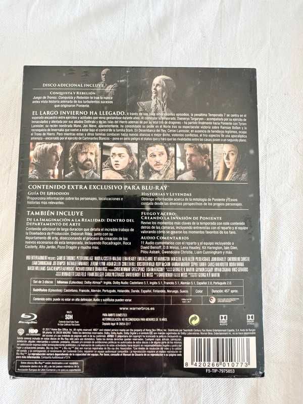 Game of Thrones Season 7 Blu-ray + “Conquest & Rebellion”