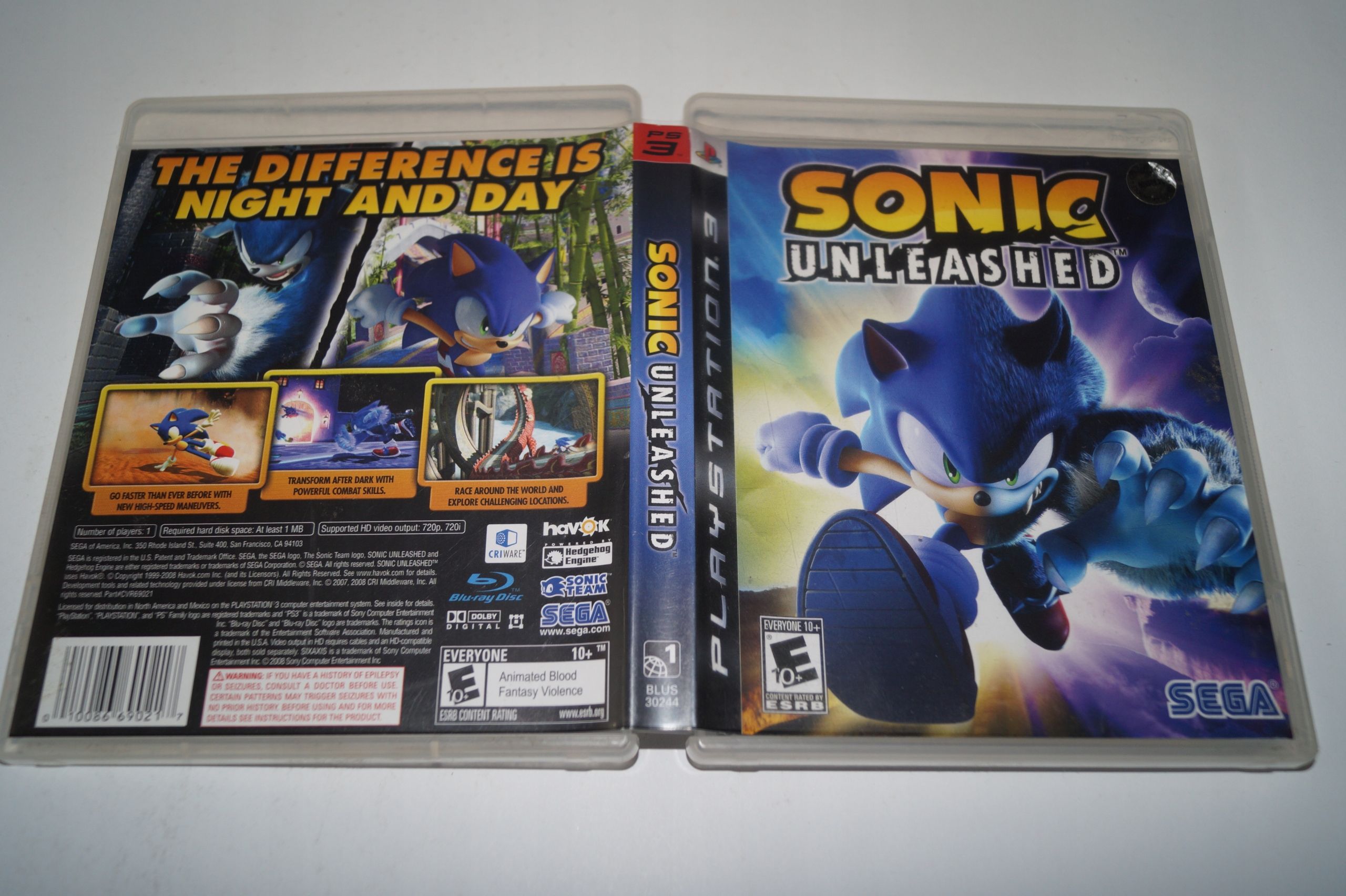 Gra Sonic Unleashed Ps3 Playstation 3