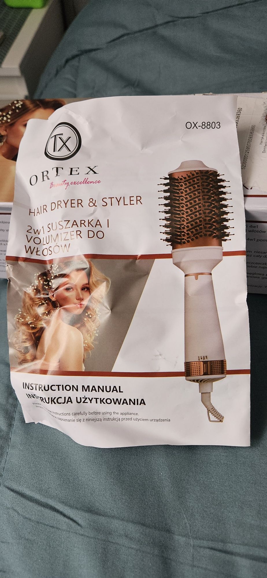 2 w 1 suszarka I wolumizer do włosów  Nowa Ortex