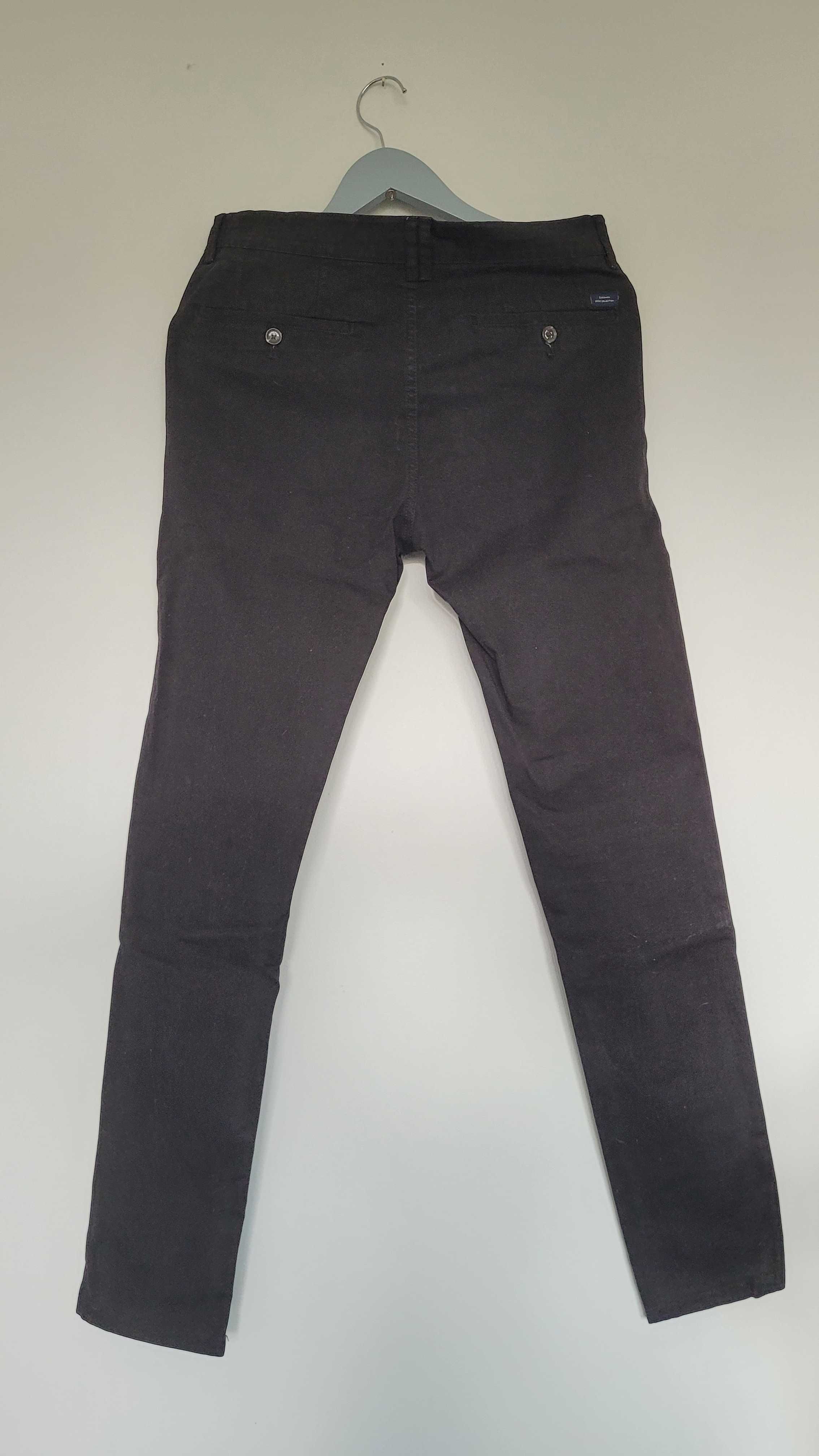 Chinos Zara Man, r. 29, czarne, ok. 170 cm.