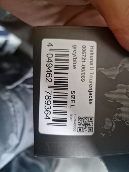 KURTKA TEKSTYLNA HELD HAKUNA II Szary/Niebieski ostatnia sztuka L