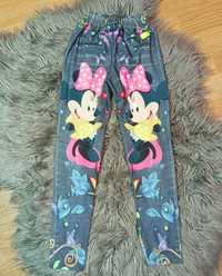 Nowe legginsy z Myszką Minnie. Rozmiar 128