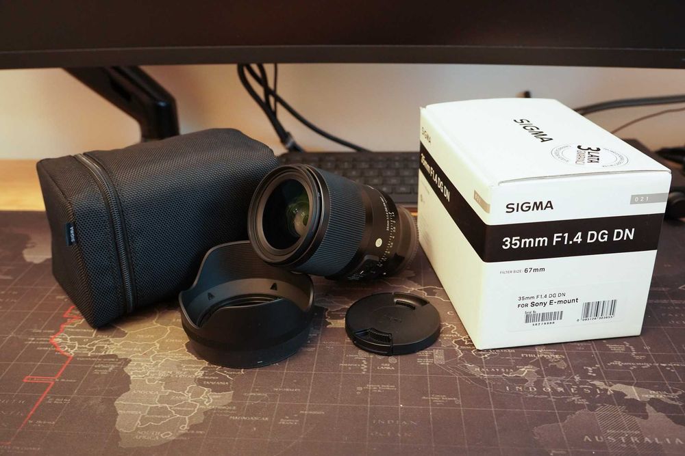 Sigma 35mm f/1.4 DG DN Art Sony E – stan bdb, etui + komplet