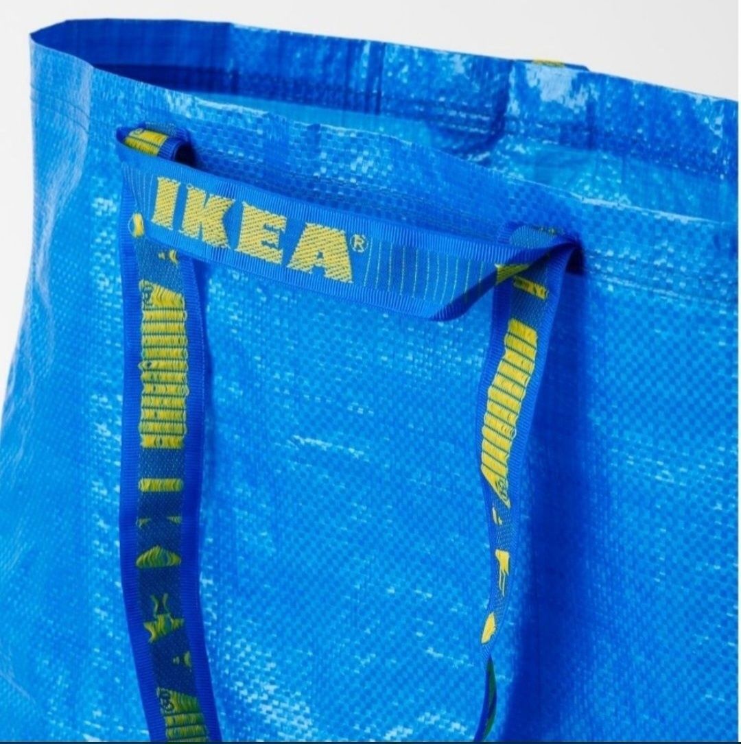 1zł Wysyłka Zestaw 2 Dużych Toreb 36L IKEA Mocne I wytrzymałe NOWE