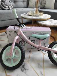 Rowerek biegowy nowy różowy pastelowy rower śliczny