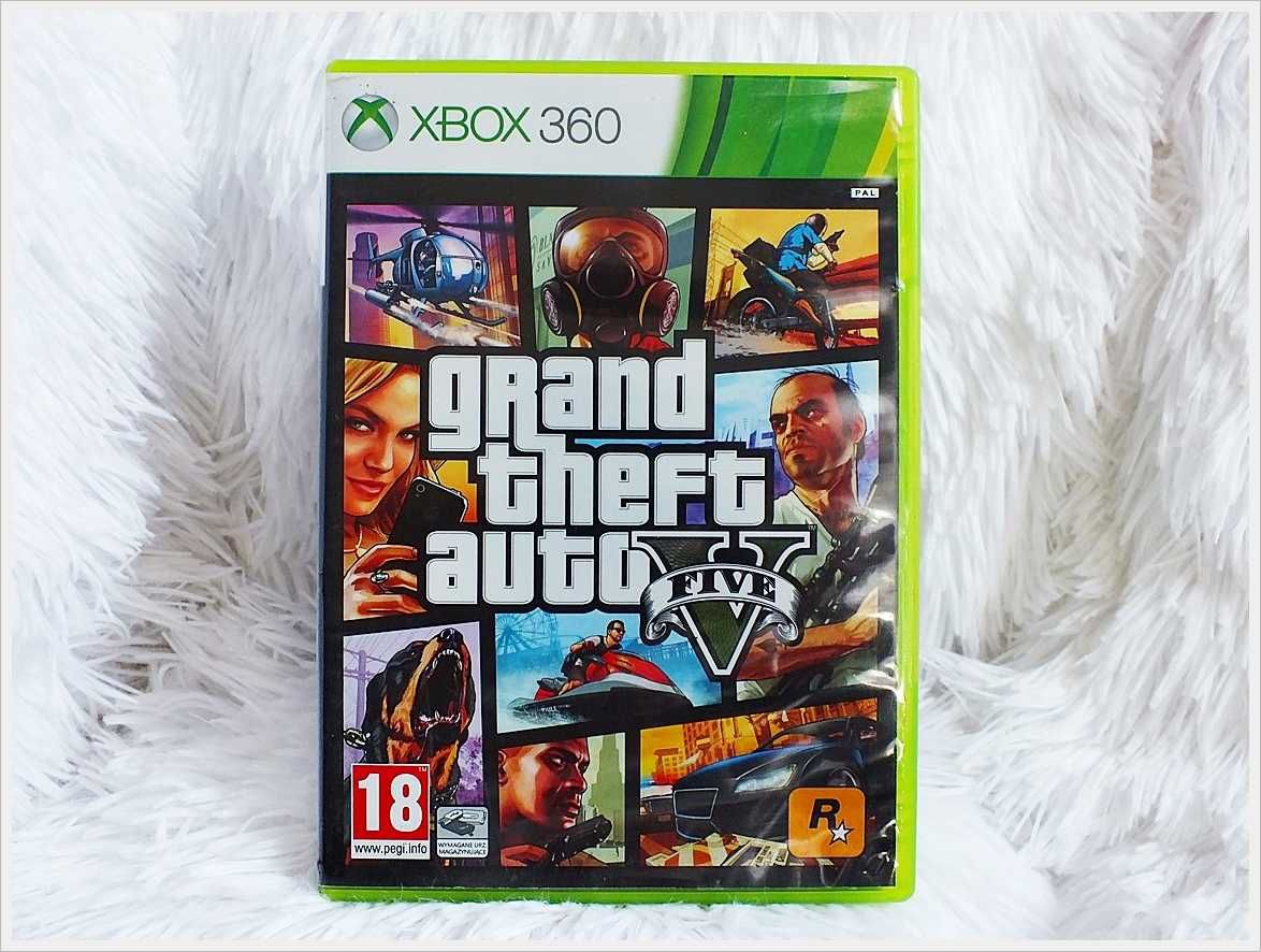 Gra XBOX 360 Grand Theft Auto V + Mapa Los Santos i Hrabstwa