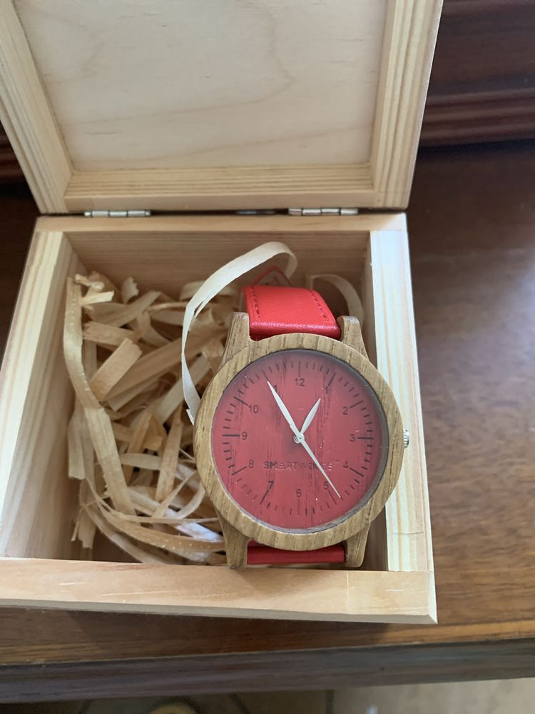 Drewniany zegarek