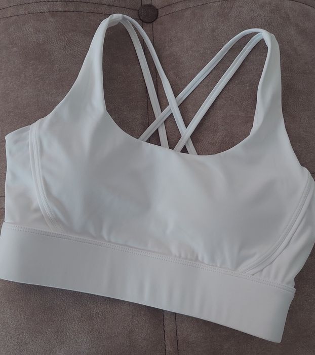 Топ для йоги білий