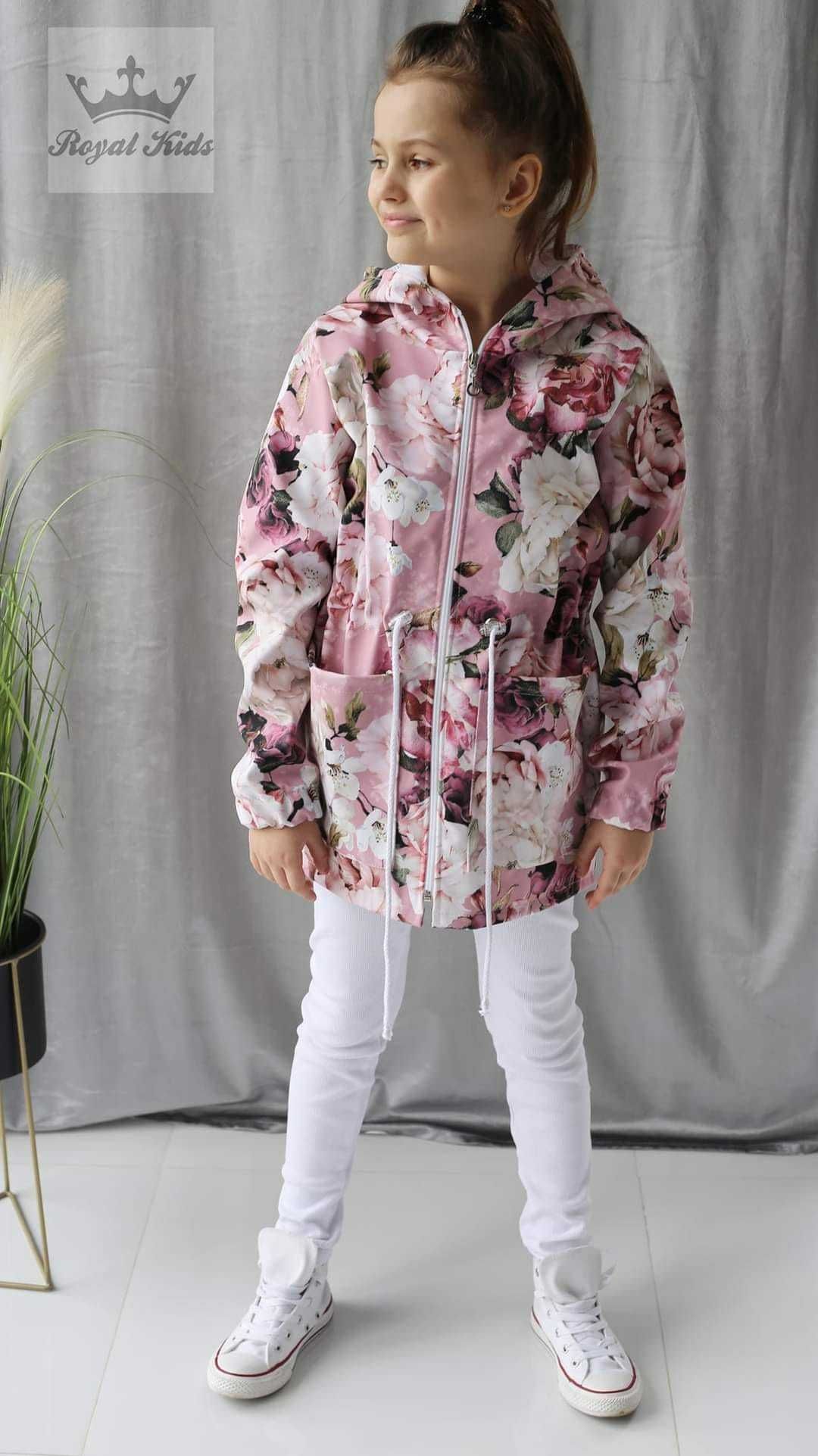 parka ROYAL FLOWERS  softshell jesien wiosna wyprzedaż