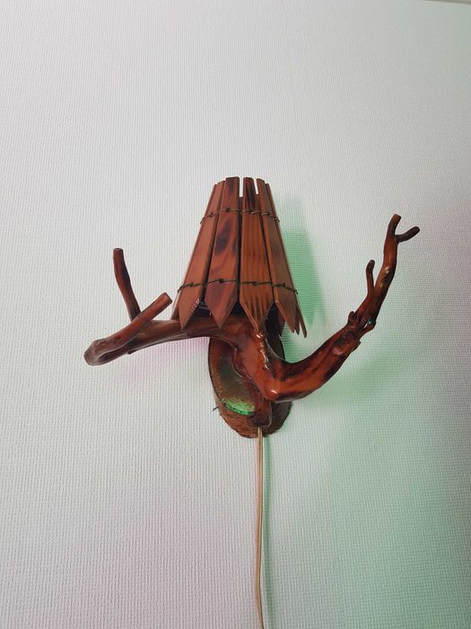 Unikatowy stary kinkiet z PRL