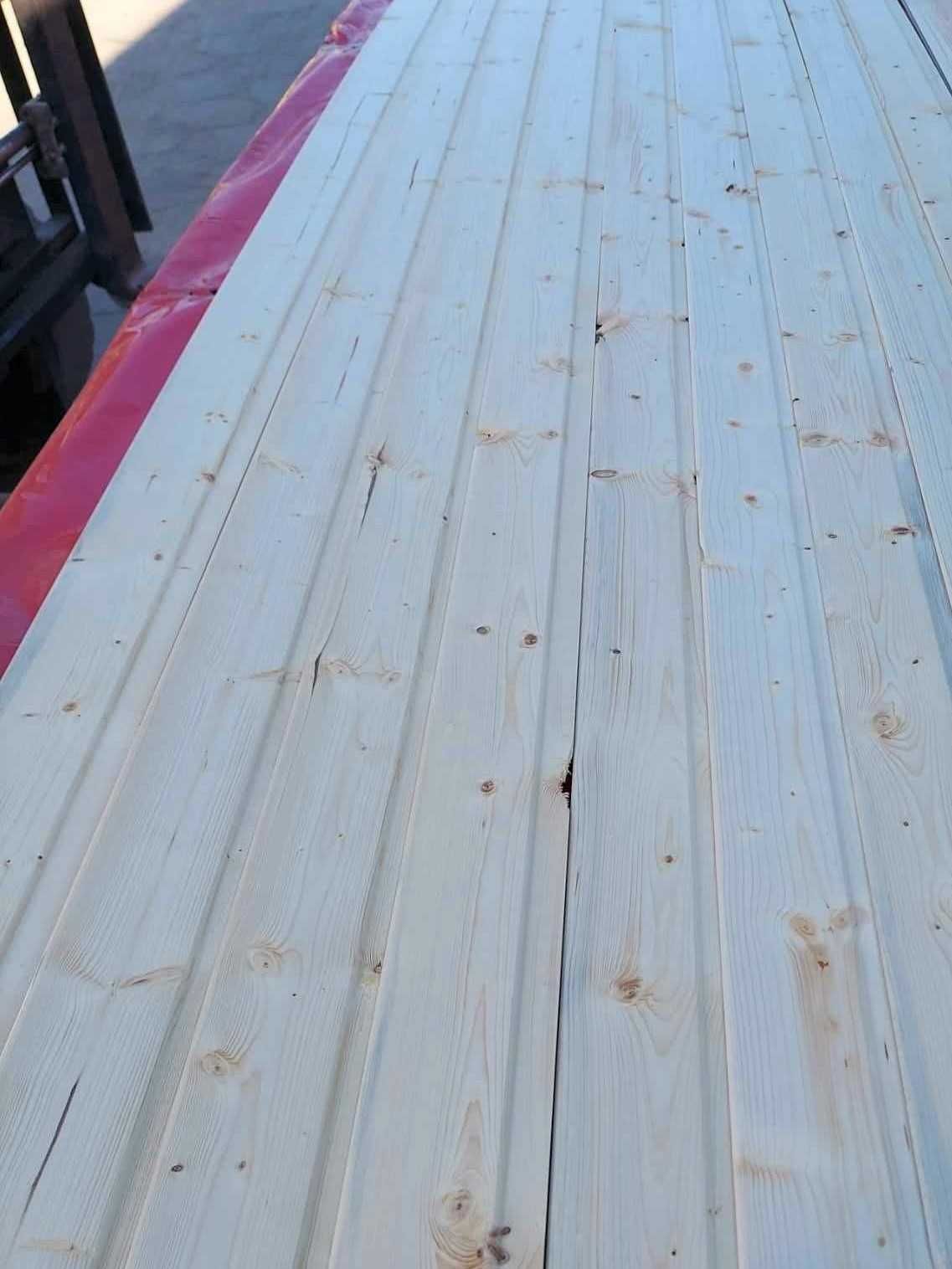 Podbitka drewniana, boazeria, deska elewacyjna 12,5x96mm Softline