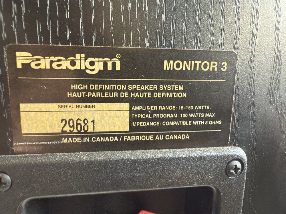 Paradigm Monitor 3