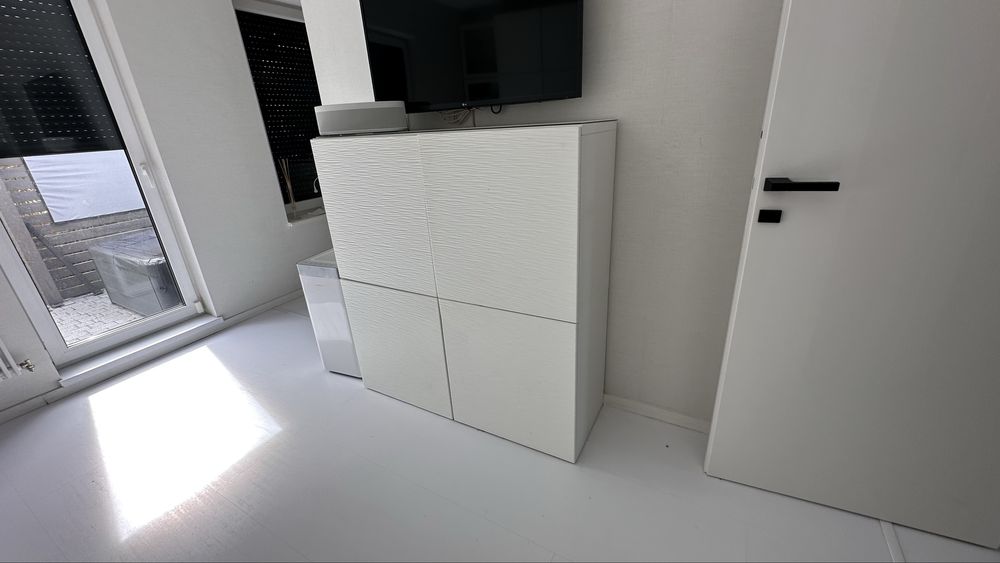Szafki besta ikea biale