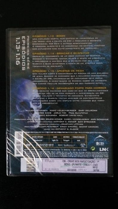 DVD Novo CSI Las Vegas