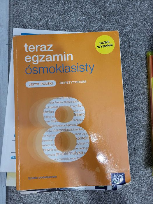 Teraz egzamin ósmoklasisty repetytorium j. polski