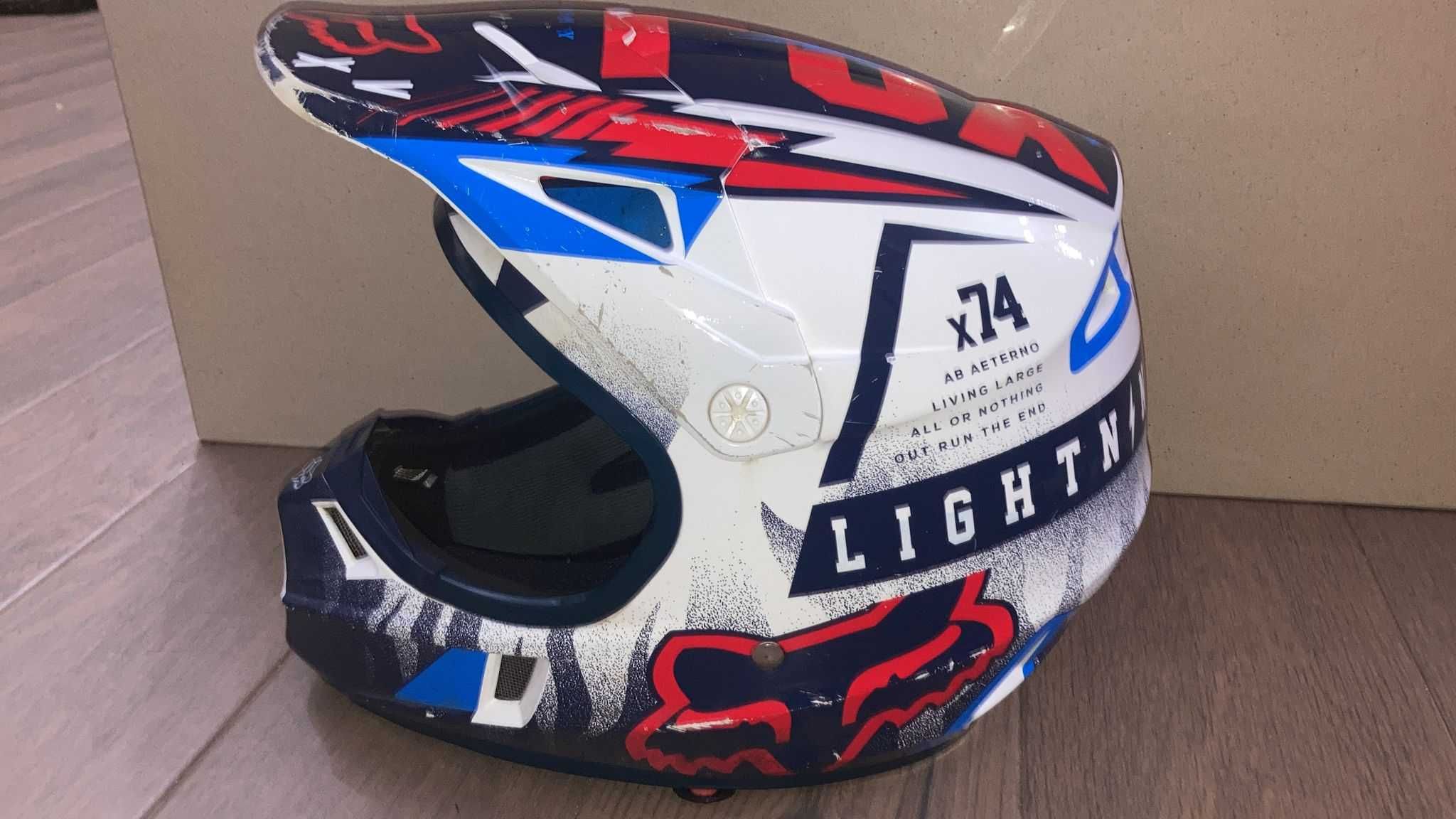 capacete de motocross Fox