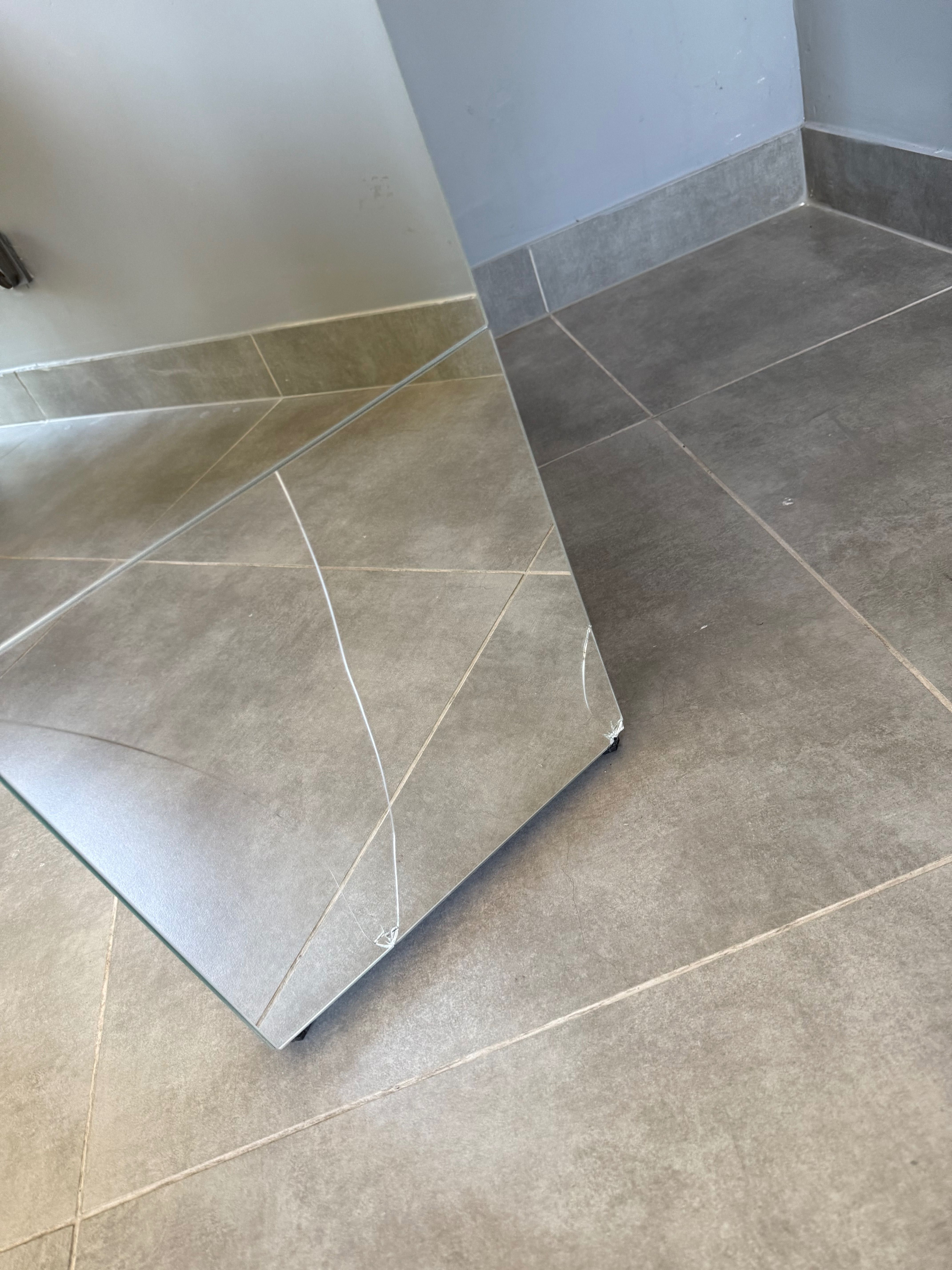 Recepcja szklana 120x60x50 meume design