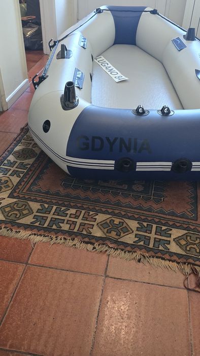 Barco insuflável motor