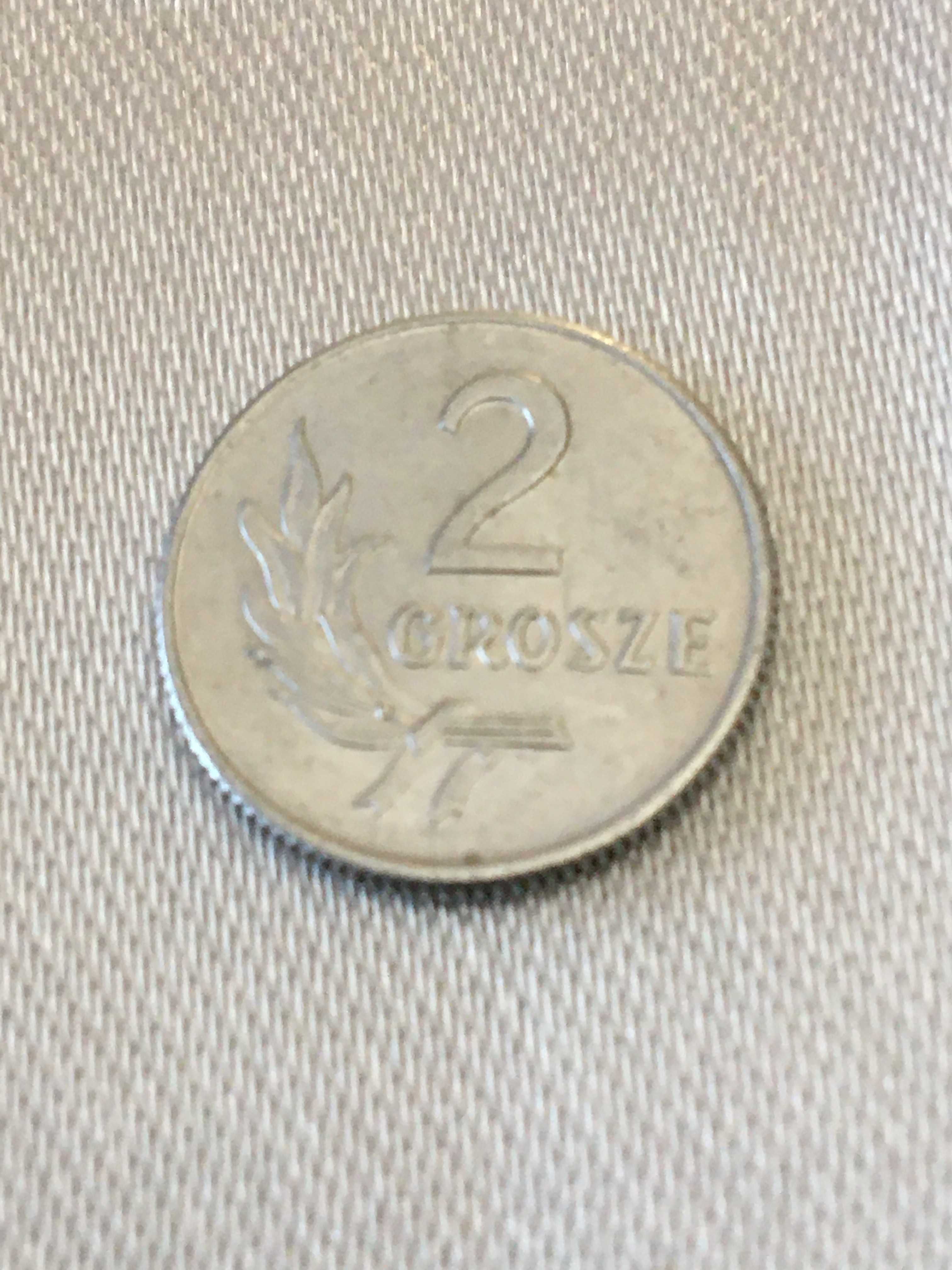 Moneta 2 grosze rok 1949