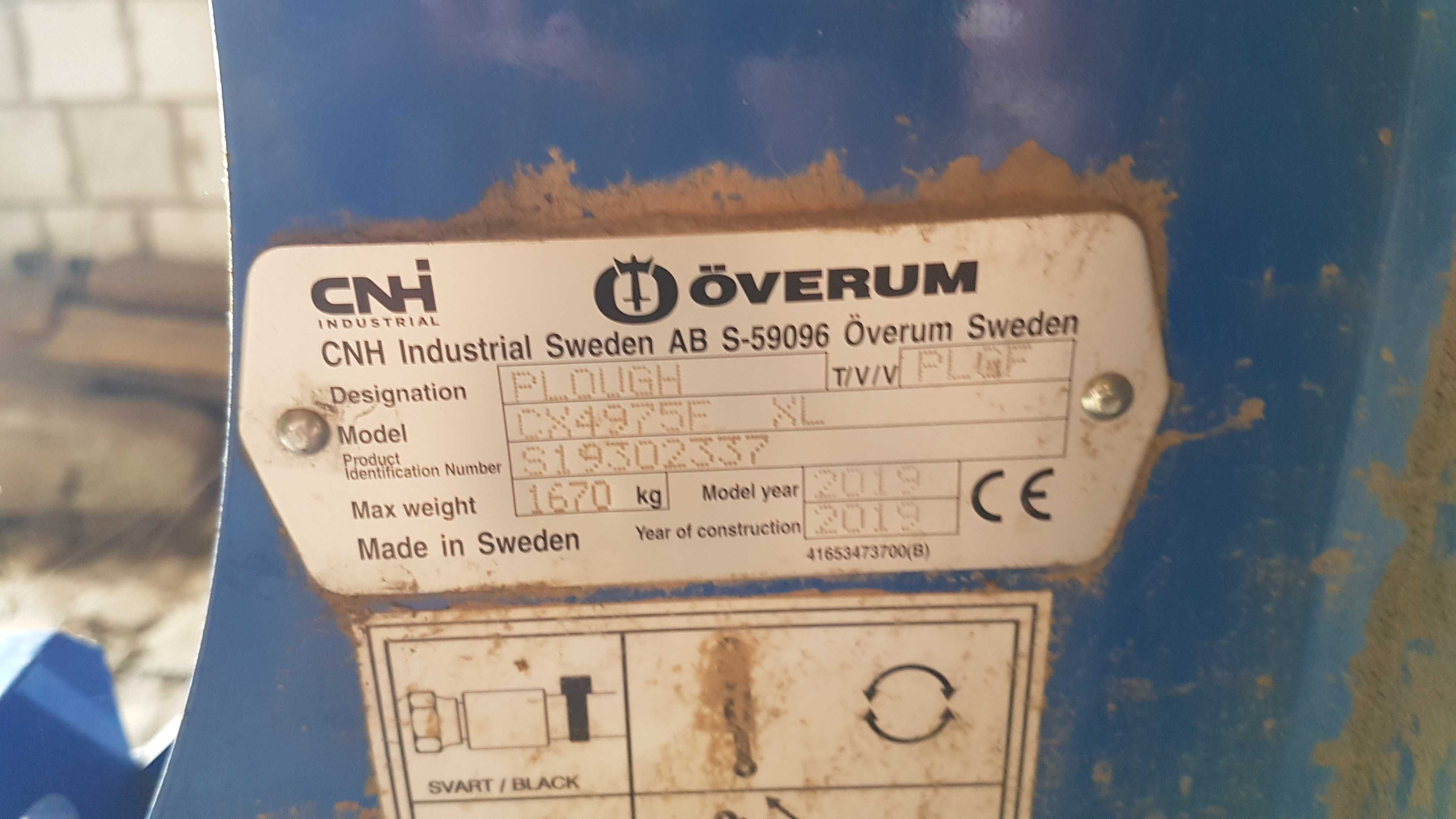 Pług Overum Xcelsior CX2 XL- jak NOWY