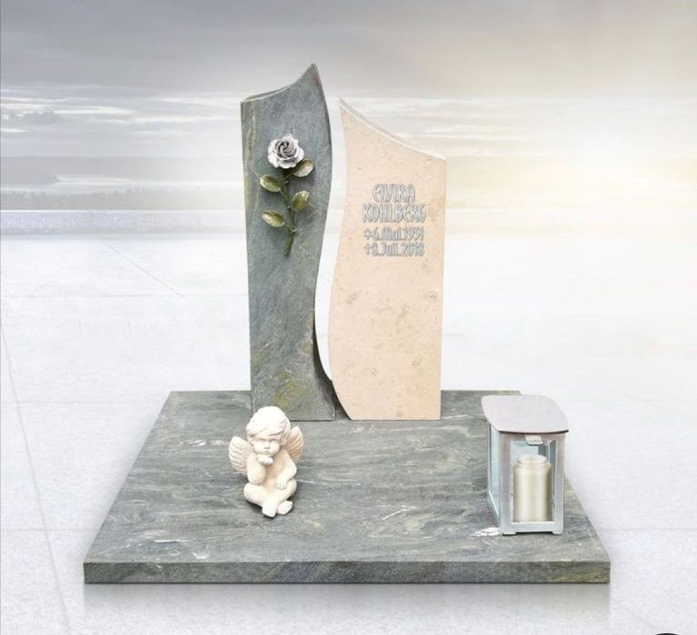 Nagrobek urnowy ,pomnik serce granitowe