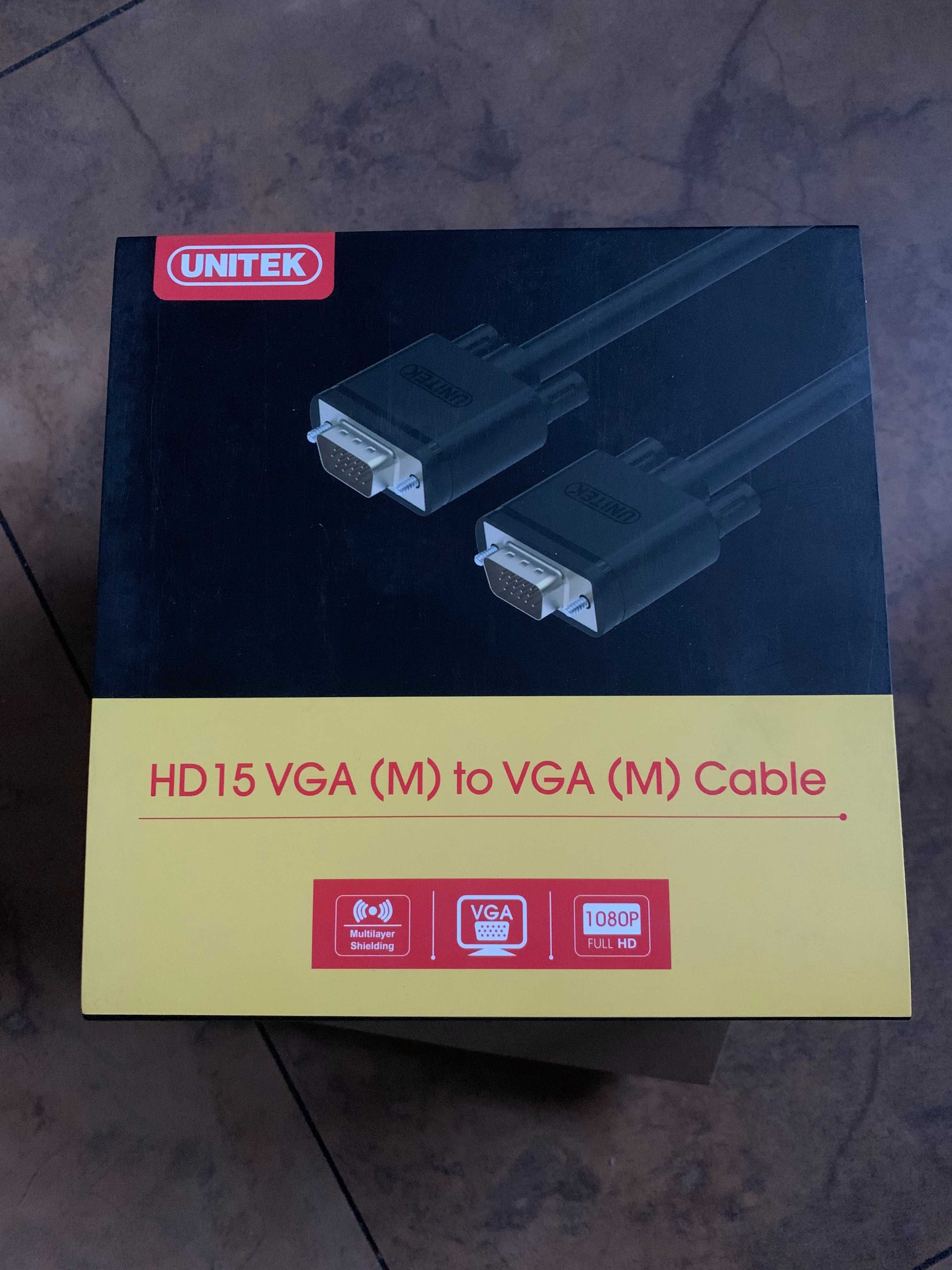 Kabel UNITEK VGA - VGA 10m