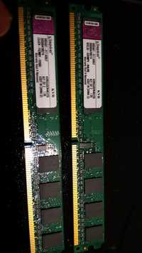 Dois sticks de RAM DDR2