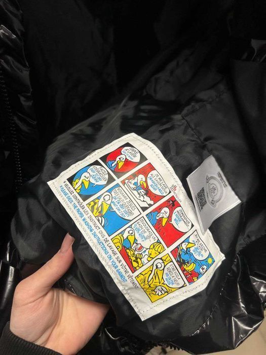 ЦІНА БУЛА 4000!Чоловіча брендова ЖИЛЕТКА MONCLER чорна безрукавка лак