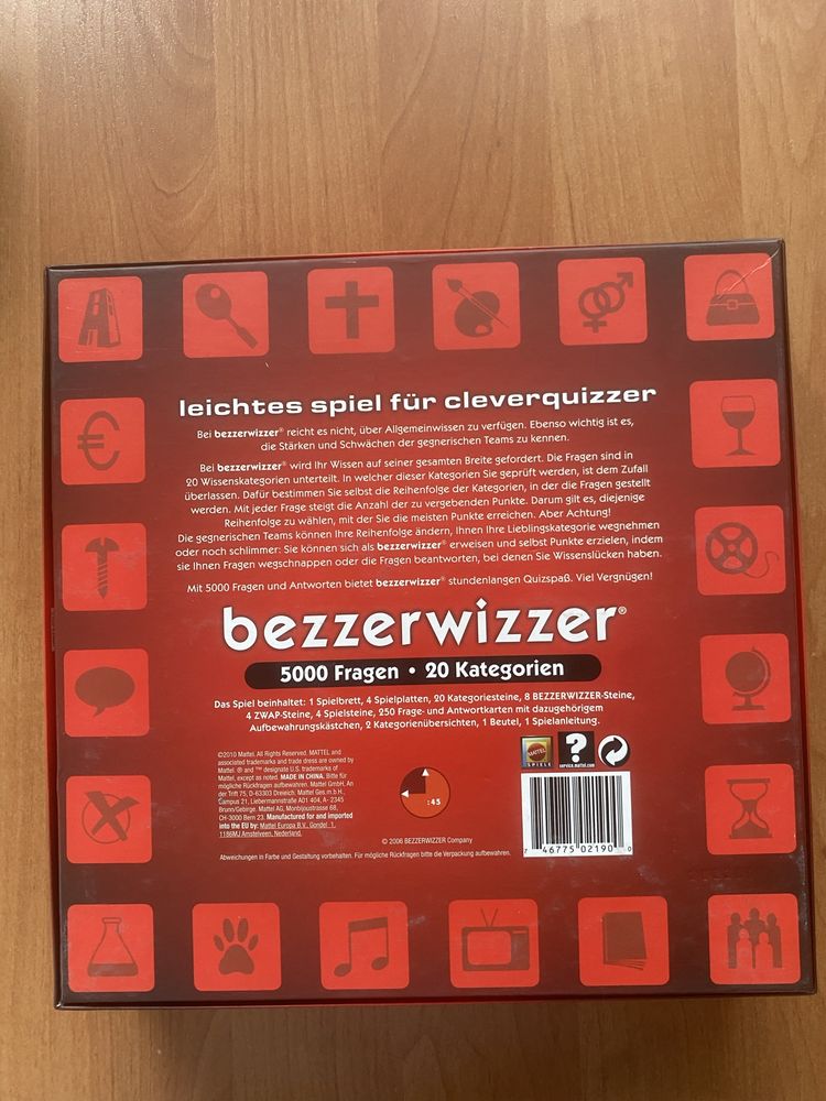 Bezzerwizzer Mattel gra quiz po niemiecku Deutsch