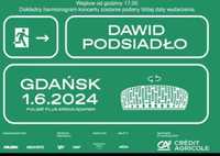 2 Bilety na koncert Dawid Podsiadło 1.06.2024 Gdańsk