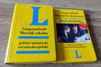 Słownik szkolny i Rozmówki ilustrowane język niemiecki Langenscheidt