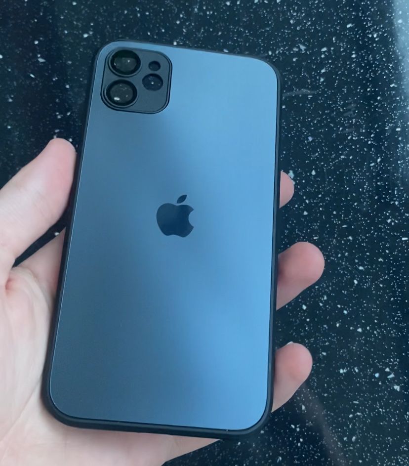 Чохол на iPhone 11 та інші, скляний чехол на Айфон про макс