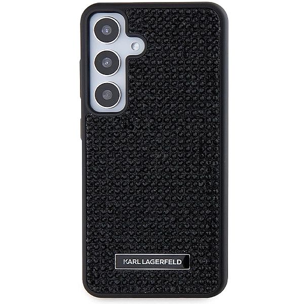 Etui Karl Lagerfeld Rhinestone Metal Logo na Samsung Galaxy S24+ - cza