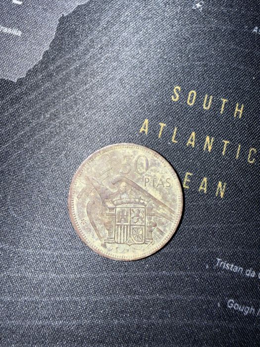 50 pesetas 1957 espanha