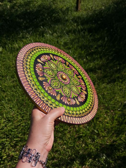 Disponível Portes Incluídos Mandala 30 cms Amor e Prosperidade