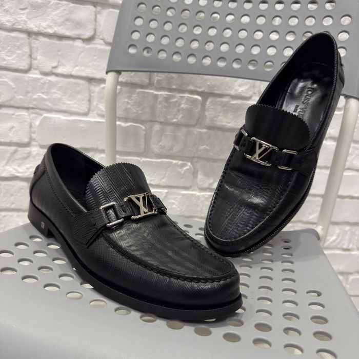 Лоферы Louis Vuitton Major Made in Italy из телячьей кожы 39-40 6/1.2