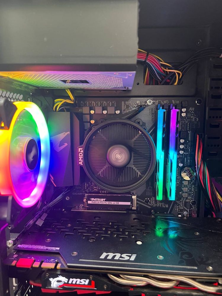 Продам ПК Ryzen 5 5600 MSI GTX 1080 8gb