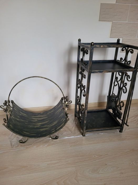 Дровниця камінний набір набор для камина дровница