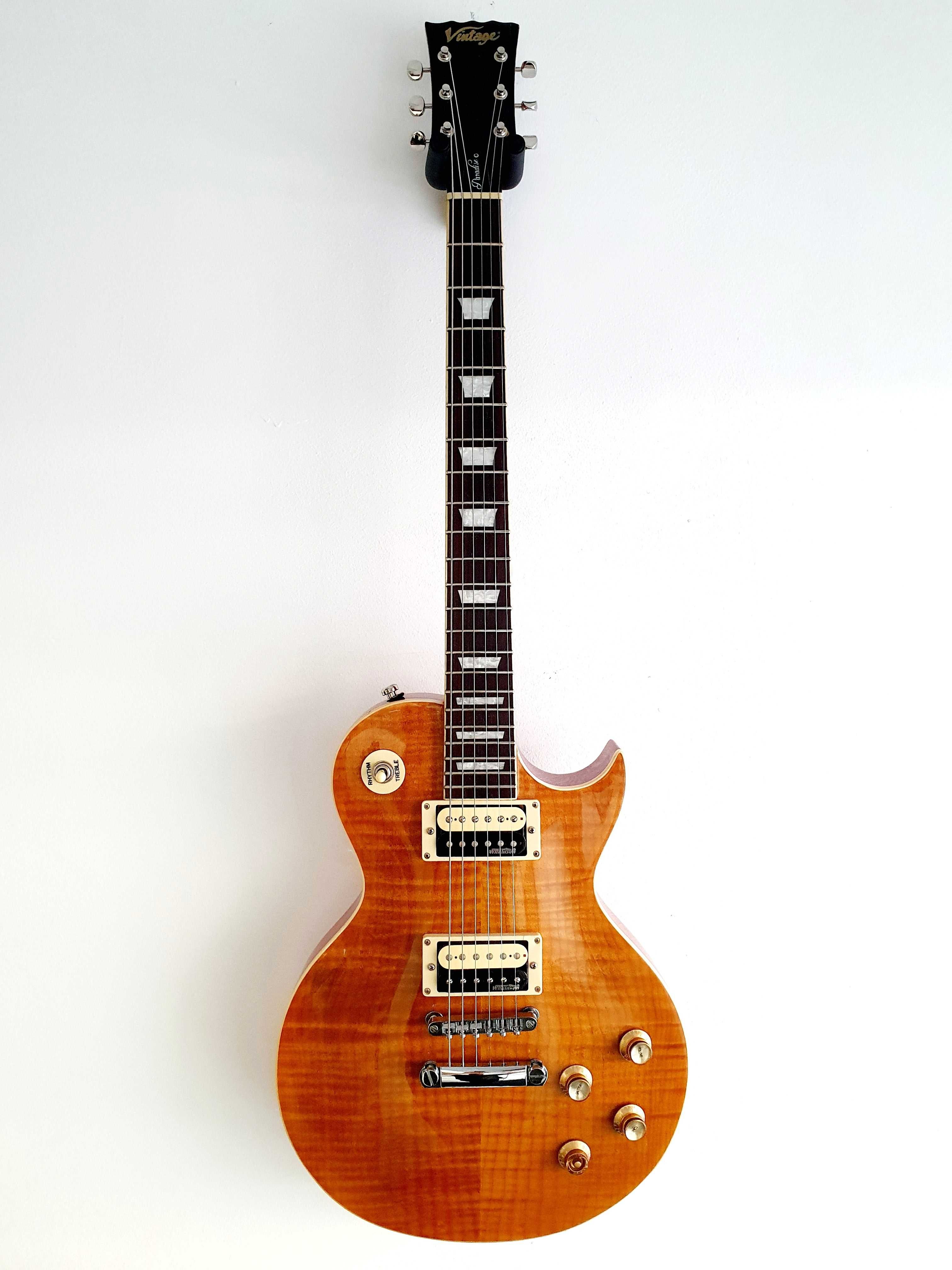 Gitara Elektryczna Vintage V100AFD Paradise + Hard Case /klucze Gotoh