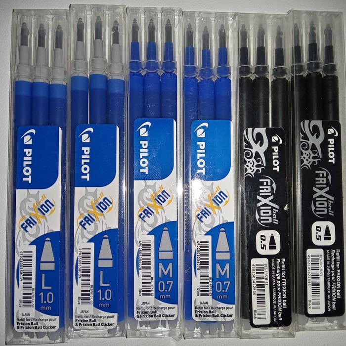 Pilot Фиолетовые и синие