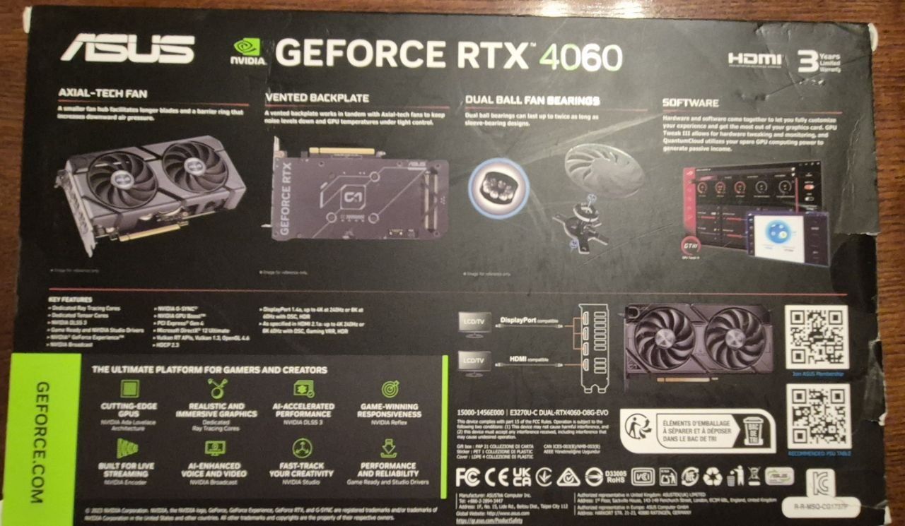 Nvidia GeForce RTX 4060 8GB GDDR6