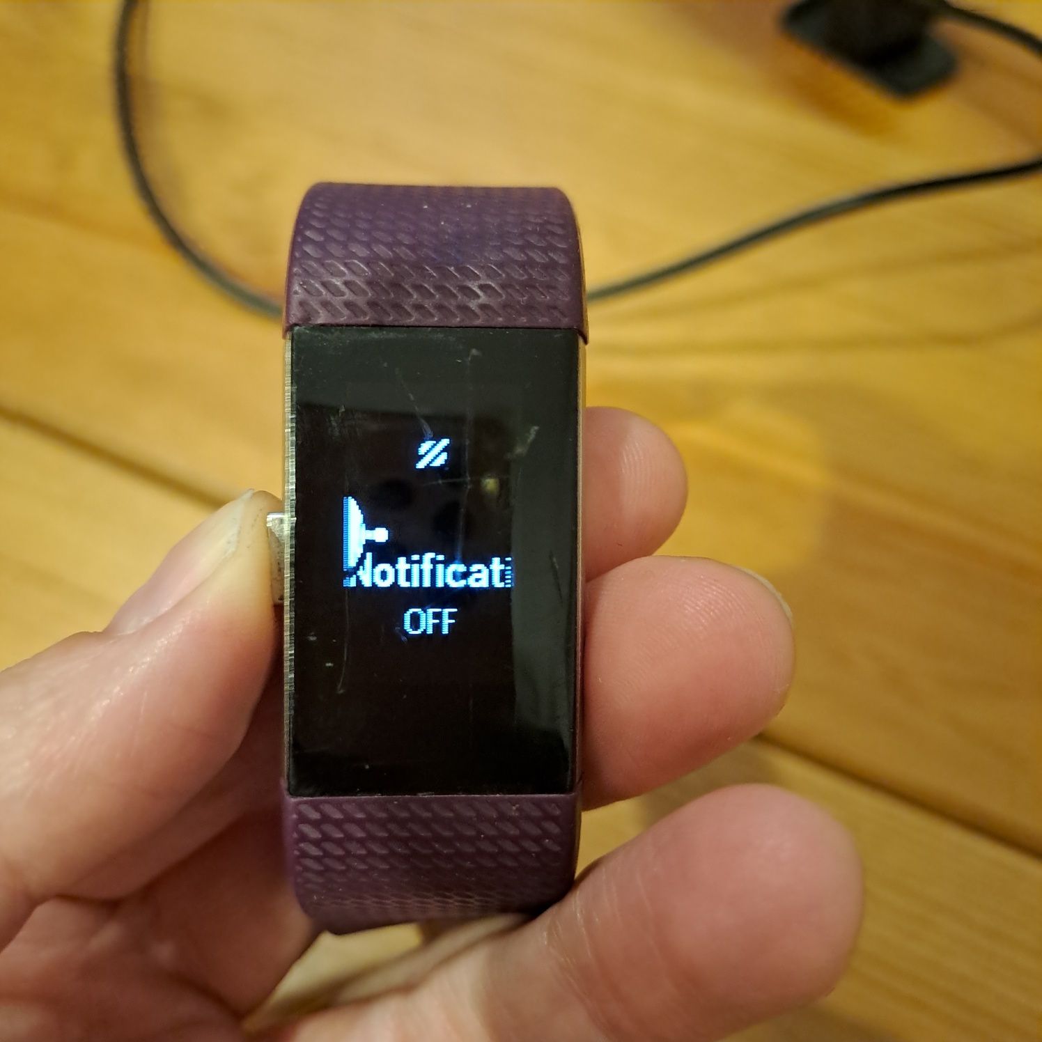 Opaska Fitbit Charge 2, sprawna, 2 paski