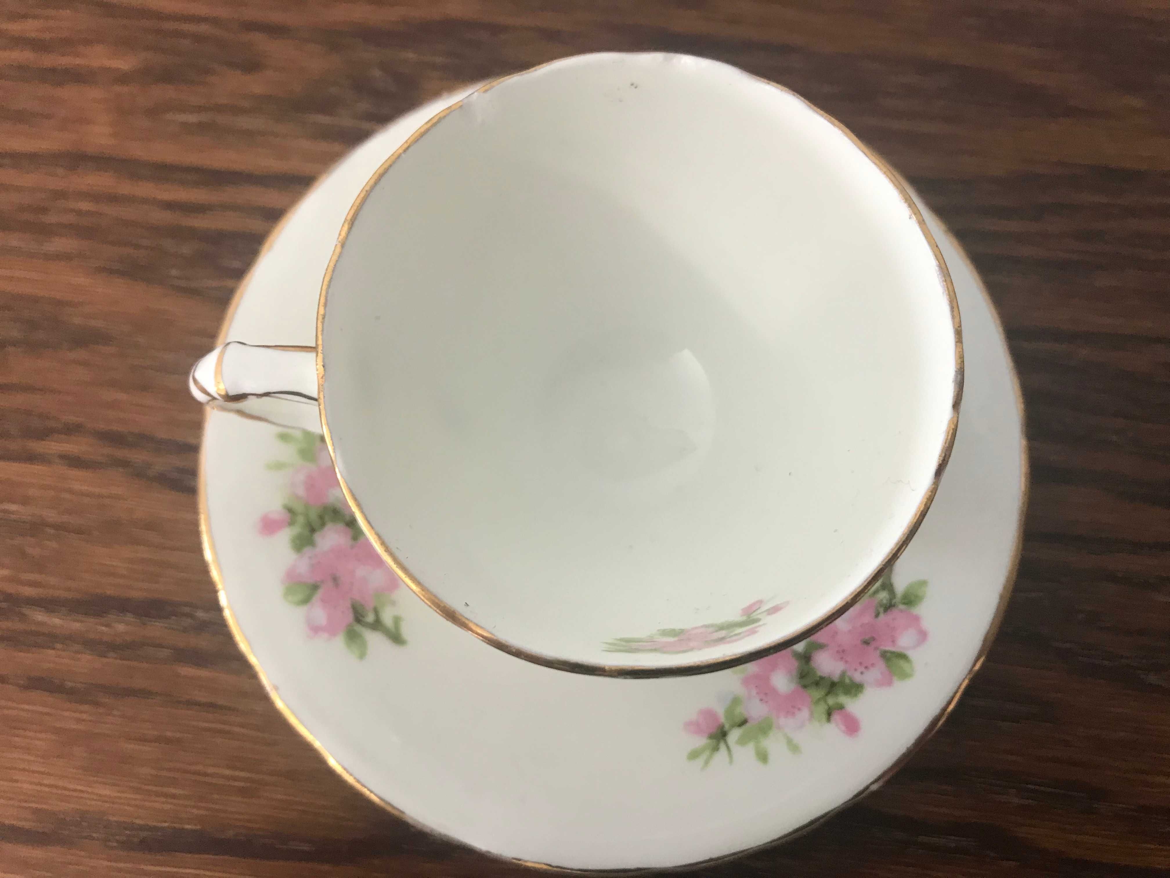 filiżanka porcelanowa HM sutherland bone china vintage prl