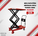 Mesa Elevatória Hidráulica Dupla Tesoura 350KG HOLZMANN JL20