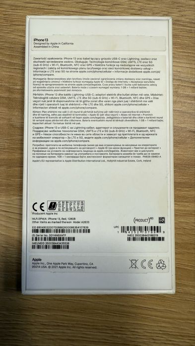 iPhone 13 RED 128 GB