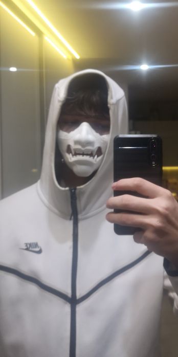 Maska Oni z gry Ghost Of Yotei druk 3D