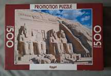 Puzzle kompletne 500 elementów, Egipt - Abu Simbel